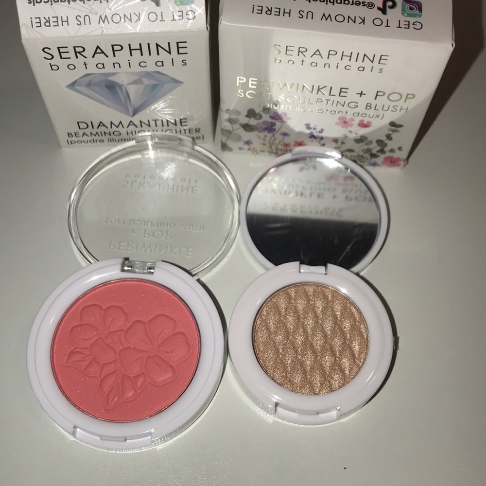 Seraphine blush and highlighter duo new